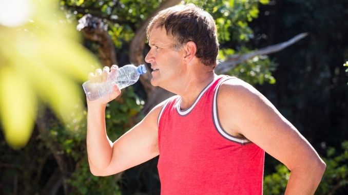 Man drinking