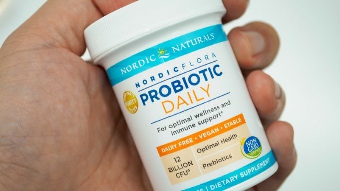 Nordic Flora brand probiotics pills
