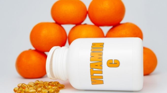 Vitamin C bottle - Immune Support Supplement