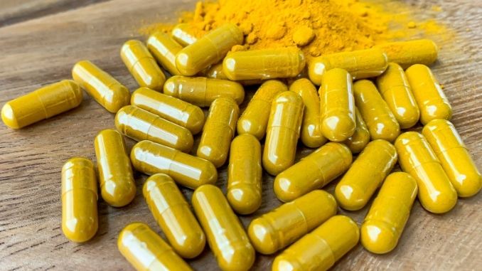 Turmeric or Curcumin capsules