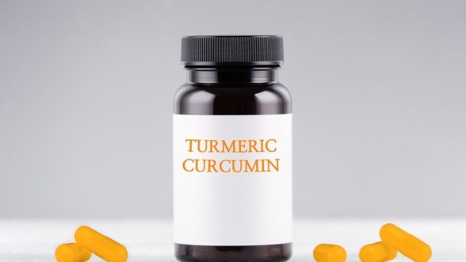 supplement turmeric curcumin bottle