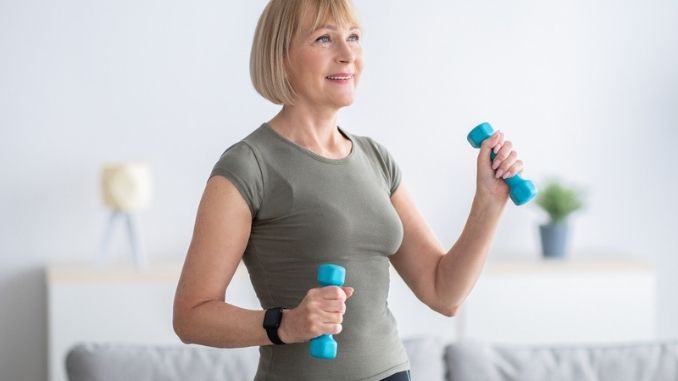 exercising-dumbbells