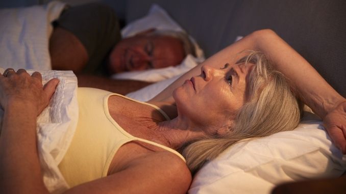 Insomnia Prevention Tips: senior-woman-suffering-insomnia