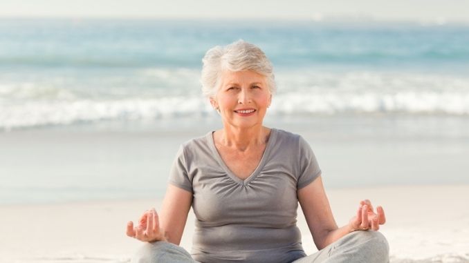 yoga on the beach